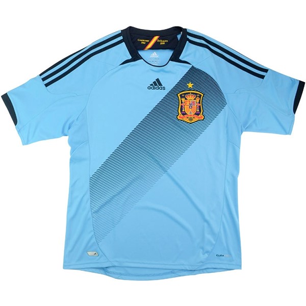 Thailand Trikot Spanien Auswarts Retro 2012 Blau Fussballtrikots Günstig